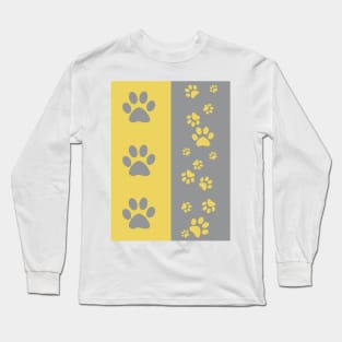 PAWPRINT STRIPES Long Sleeve T-Shirt